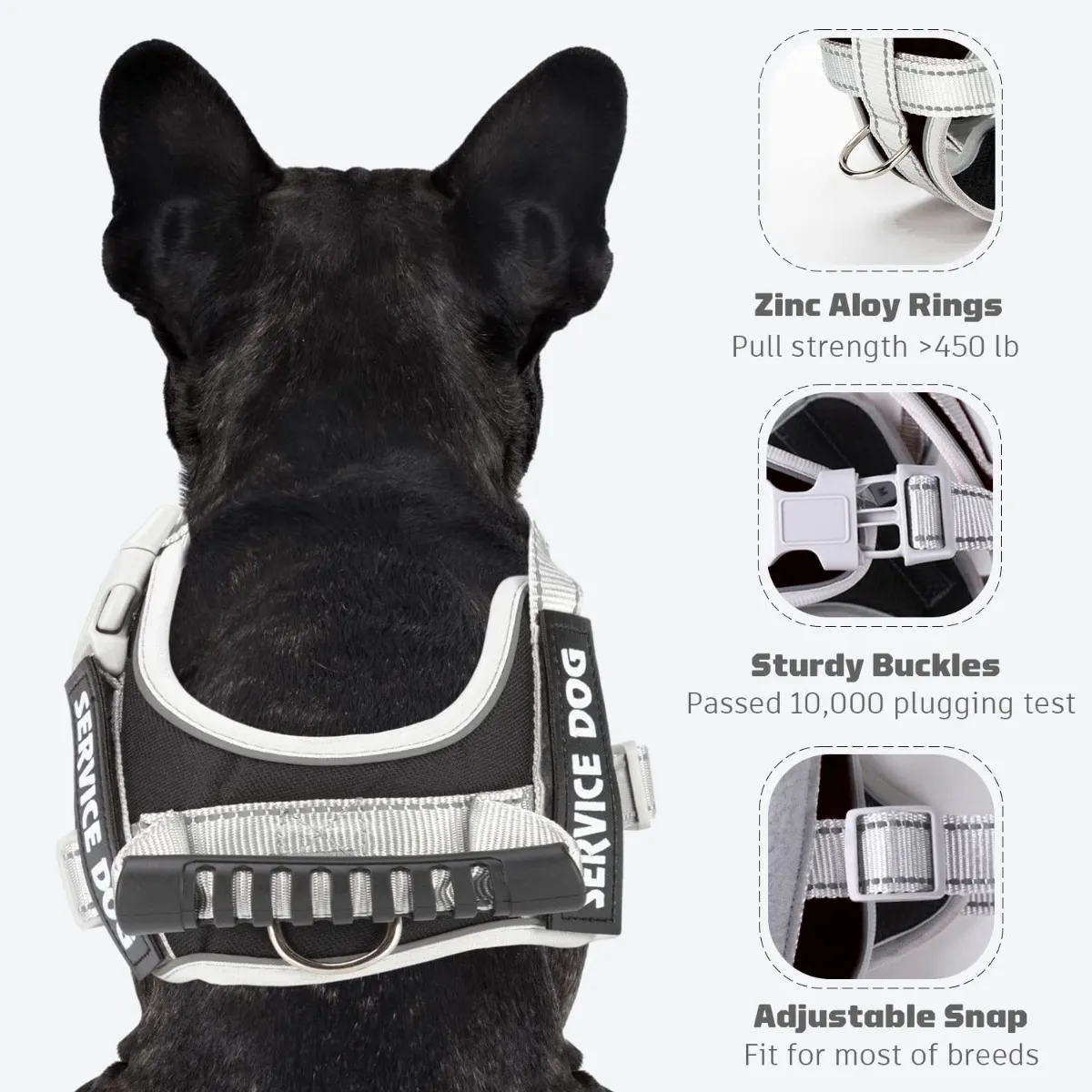 Arnés para perro tipo chaleco talla XS